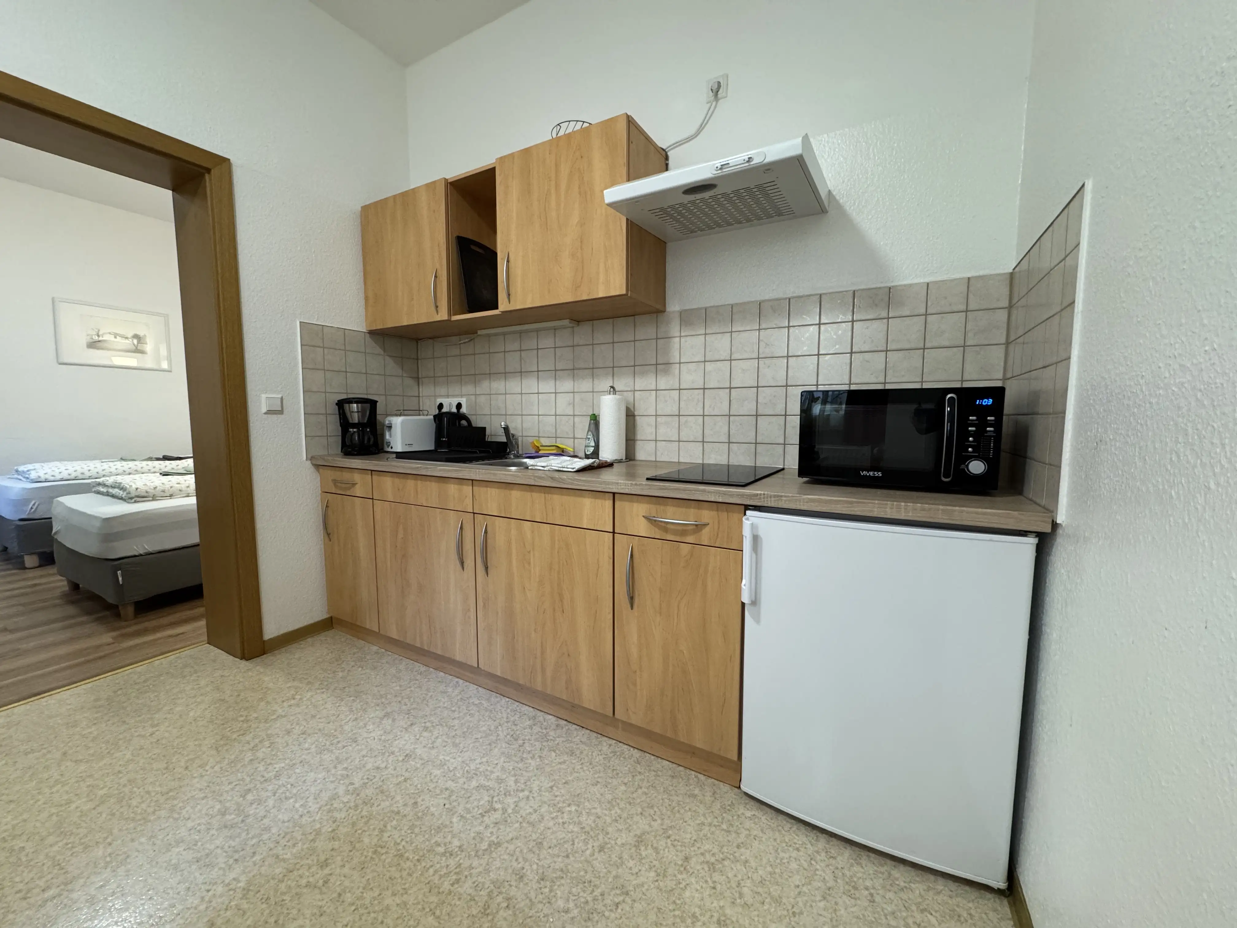 Essbereich im Appartement am Theater